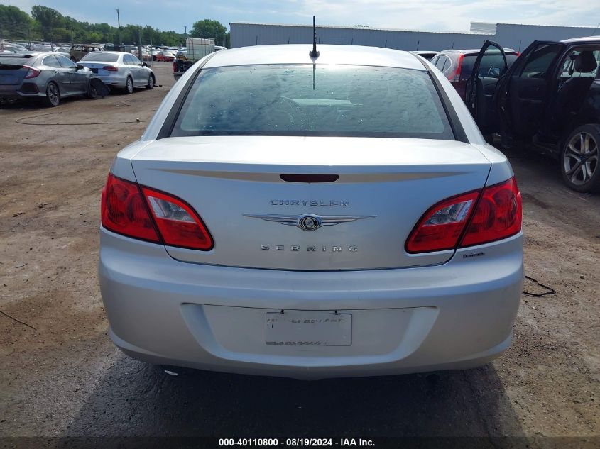 2010 Chrysler Sebring Limited VIN: 1C3CC5FB0AN110534 Lot: 40110800