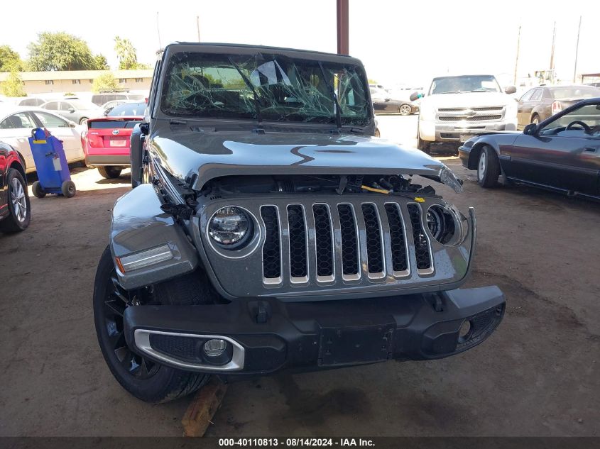 2021 Jeep Wrangler 4Xe Unlimited Sahara 4X4 VIN: 1C4JJXP67MW858041 Lot: 40110813