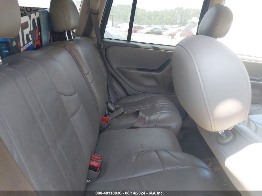 2002 Jeep Grand Cherokee Laredo VIN: 1J4GX48SX2C292016 Lot: 40110836