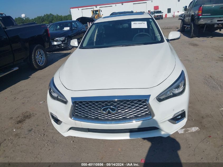 2022 Infiniti Q50 Luxe Awd VIN: JN1EV7BR1NM341762 Lot: 40110856