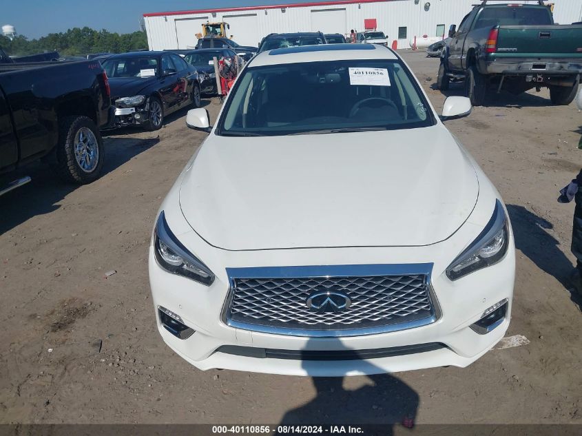 2022 Infiniti Q50 Luxe Awd VIN: JN1EV7BR1NM341762 Lot: 40110856