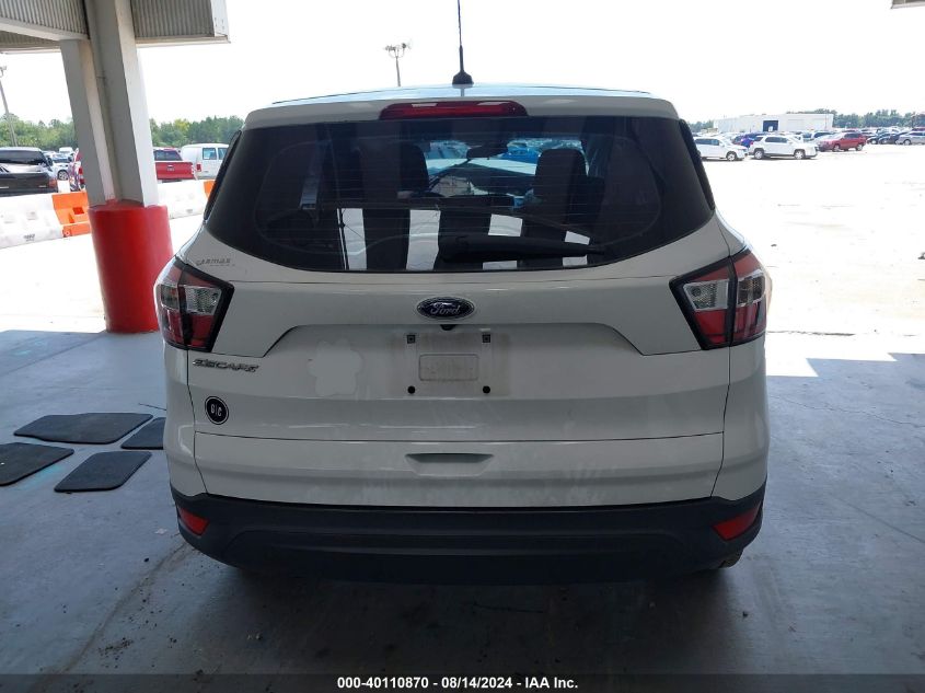 2017 Ford Escape S VIN: 1FMCU0F76HUE13059 Lot: 40110870