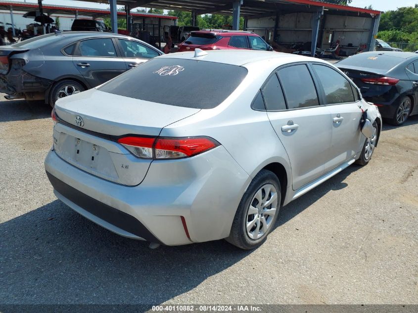 2022 TOYOTA COROLLA LE - JTDEPMAE5N3026263