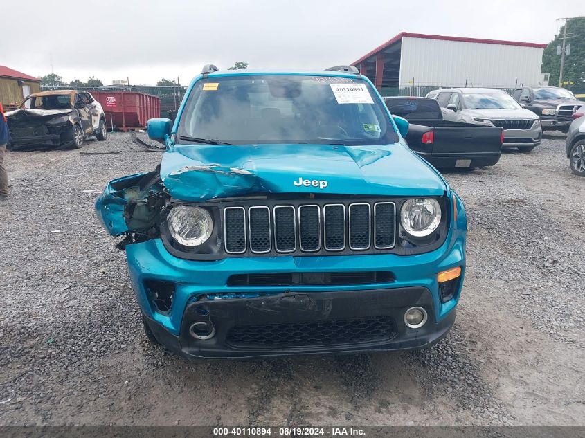 2020 Jeep Renegade Latitude 4X4 VIN: ZACNJBBB4LPL11813 Lot: 40110894