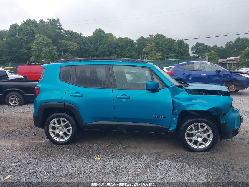 2020 Jeep Renegade Latitude 4X4 VIN: ZACNJBBB4LPL11813 Lot: 40110894