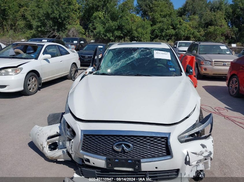 2014 Infiniti Q50 Premium VIN: JN1BV7AR7EM704991 Lot: 40110947