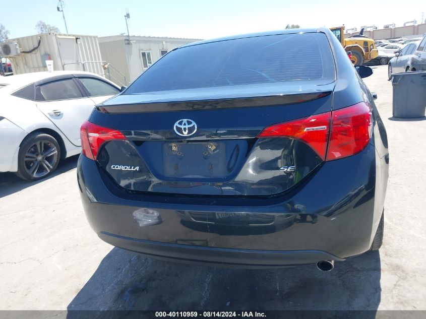 2017 Toyota Corolla Se VIN: 2T1BURHE8HC885633 Lot: 40110959