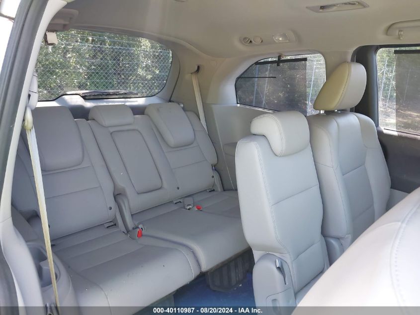 2012 Honda Odyssey Touring/Touring Elite VIN: 5FNRL5H93CB089891 Lot: 40110987