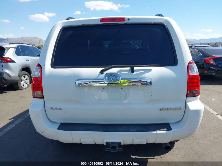 2006 Toyota 4Runner Sr5 V6 VIN: JTEBU14R660082266 Lot: 40110992