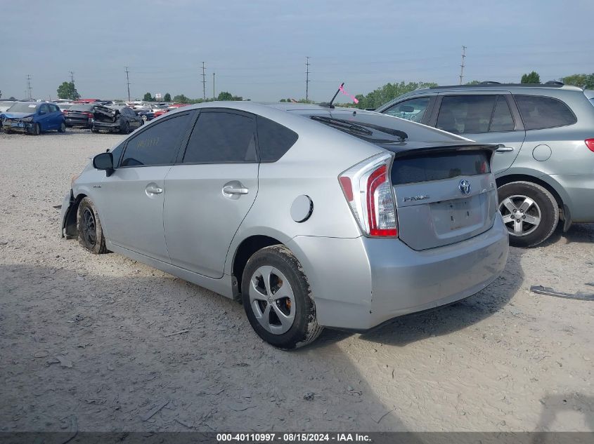 VIN JTDKN3DU8D5635176 2013 TOYOTA PRIUS no.3