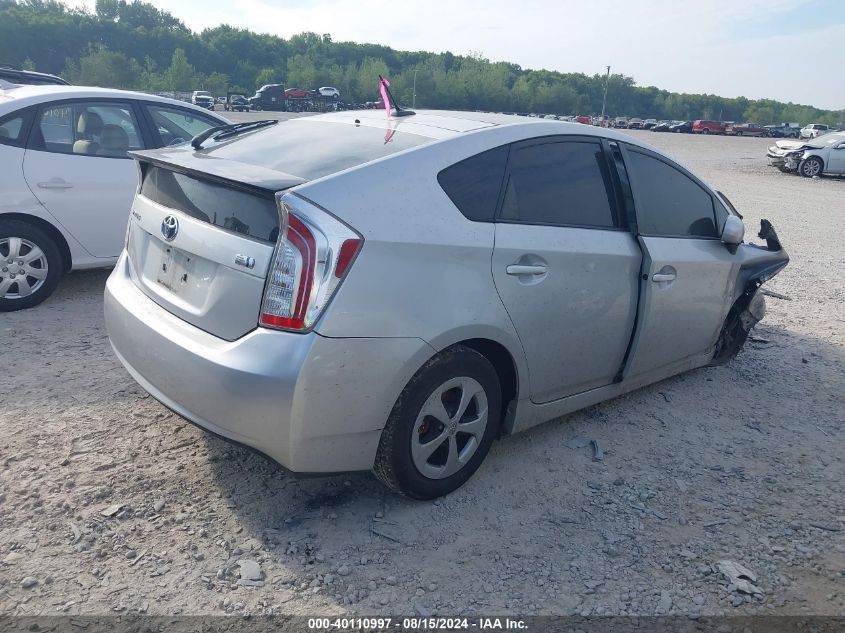 VIN JTDKN3DU8D5635176 2013 TOYOTA PRIUS no.4