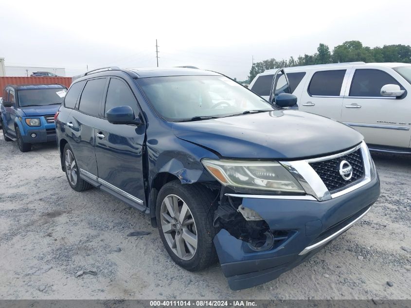 2014 Nissan Pathfinder Platinum VIN: 5N1AR2MN7EC705357 Lot: 40111014