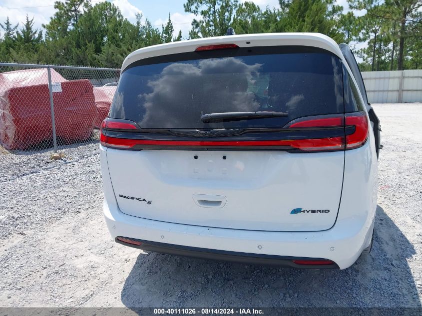 2024 Chrysler Pacifica Hybrid Select VIN: 2C4RC1S76RR156528 Lot: 40111026