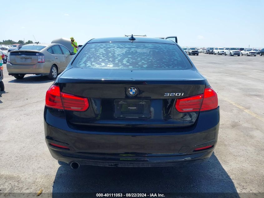 2016 BMW 320I VIN: WBA8A9C50GK615820 Lot: 40111053