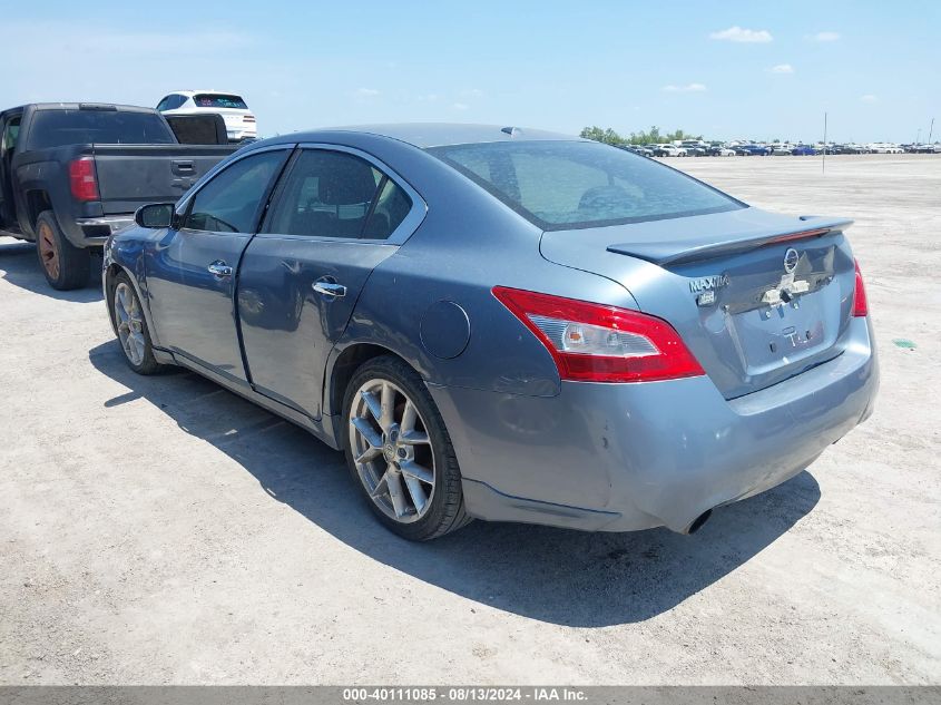 2011 Nissan Maxima 3.5 Sv VIN: 1N4AA5AP9BC804668 Lot: 40111085