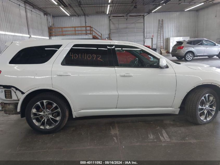 2019 Dodge Durango R/T VIN: 1C4SDJCT5KC535691 Lot: 40111092