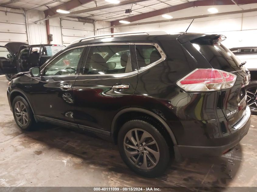 2016 Nissan Rogue Sl VIN: 5N1AT2MV1GC870678 Lot: 40111099