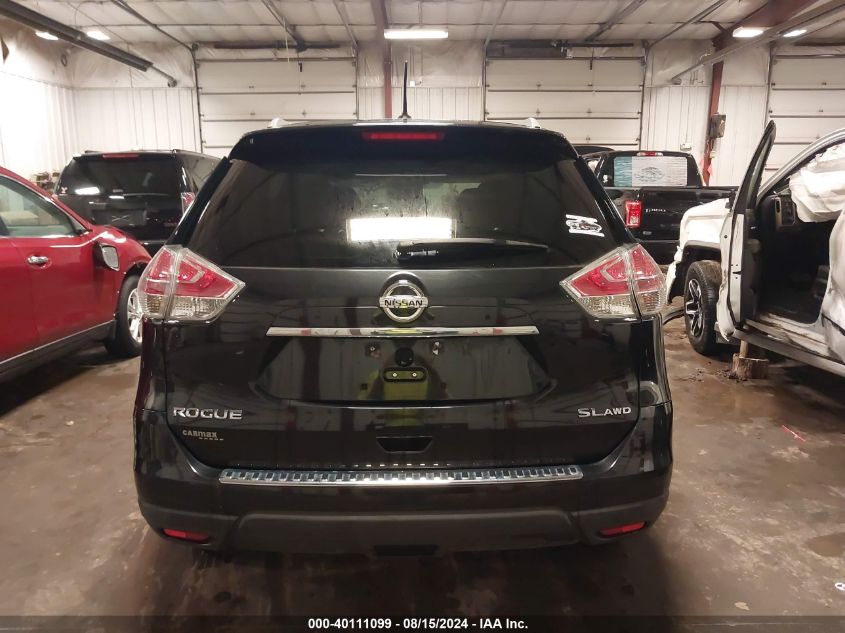 2016 Nissan Rogue Sl VIN: 5N1AT2MV1GC870678 Lot: 40111099