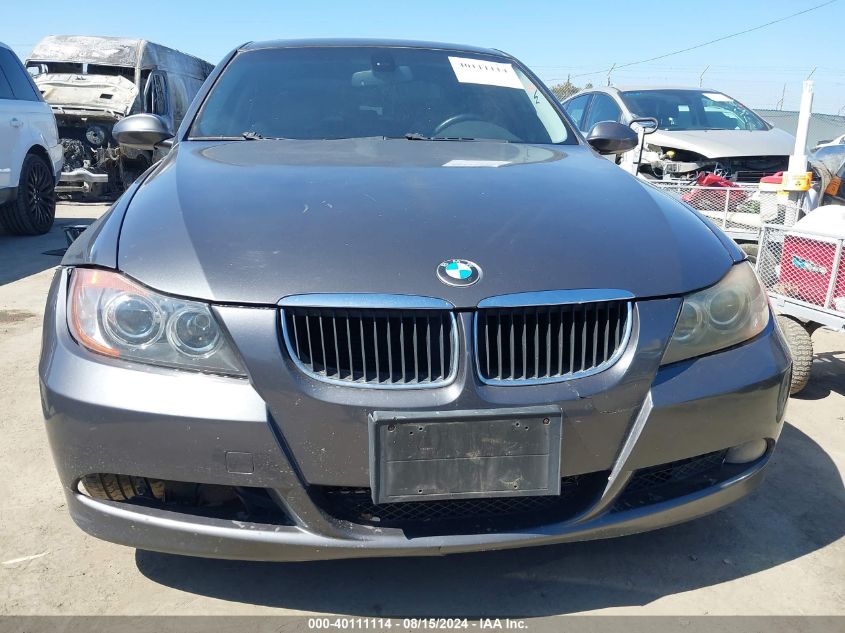 2007 BMW 328I VIN: WBAVA33527PG53376 Lot: 40111114