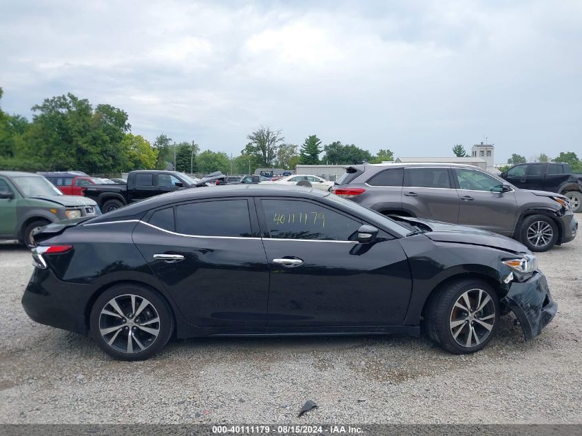 2018 Nissan Maxima 3.5 Platinum VIN: 1N4AA6AP0JC399448 Lot: 40111179