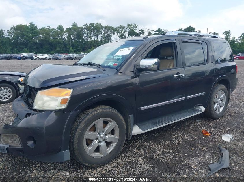 2011 Nissan Armada Platinum VIN: 5N1AA0NE8BN617847 Lot: 40111191