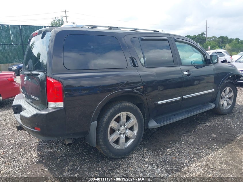 2011 Nissan Armada Platinum VIN: 5N1AA0NE8BN617847 Lot: 40111191