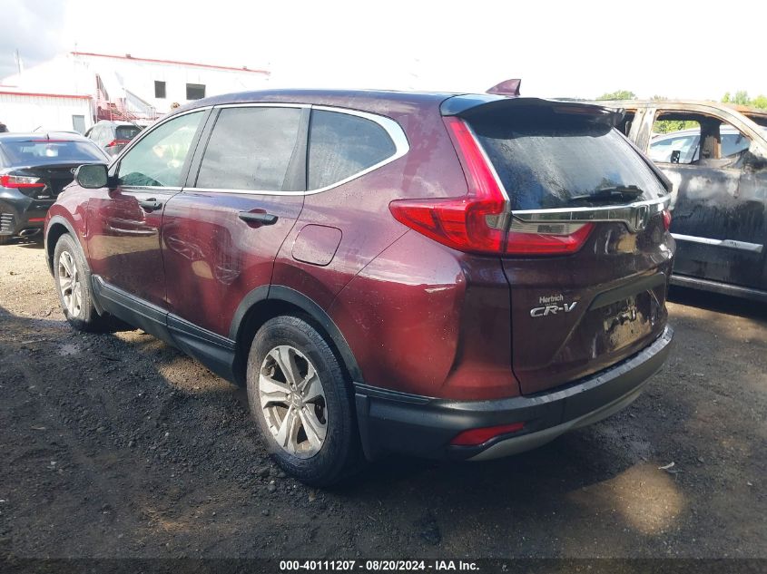 2019 Honda Cr-V Lx VIN: 2HKRW5H37KH414318 Lot: 40111207