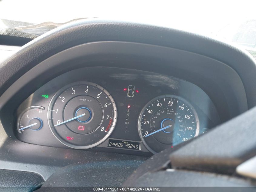 2012 Honda Crosstour 2.4 Ex-L VIN: 5J6TF3H57CL001138 Lot: 40111261