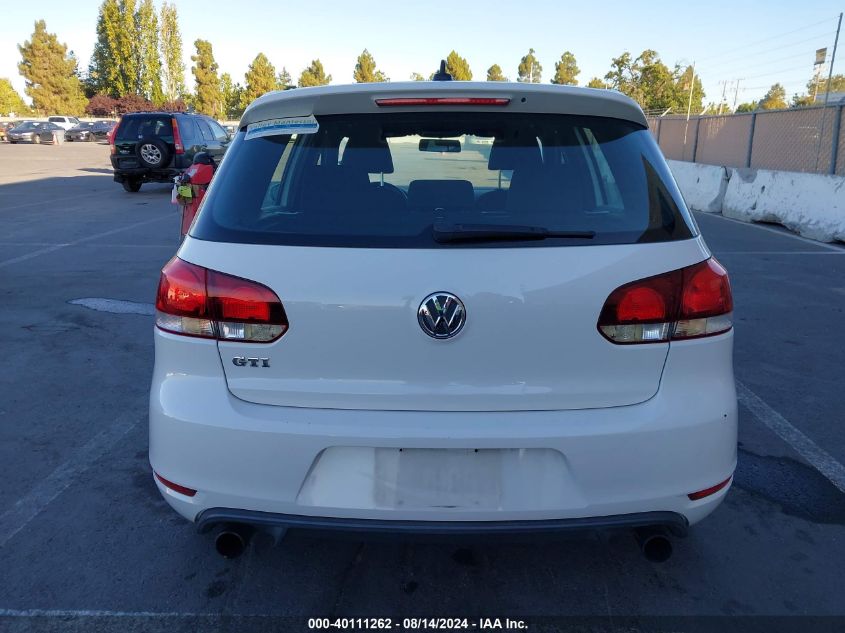 2013 Volkswagen Gti 4-Door VIN: WVWGD7AJ7DW060489 Lot: 40111262