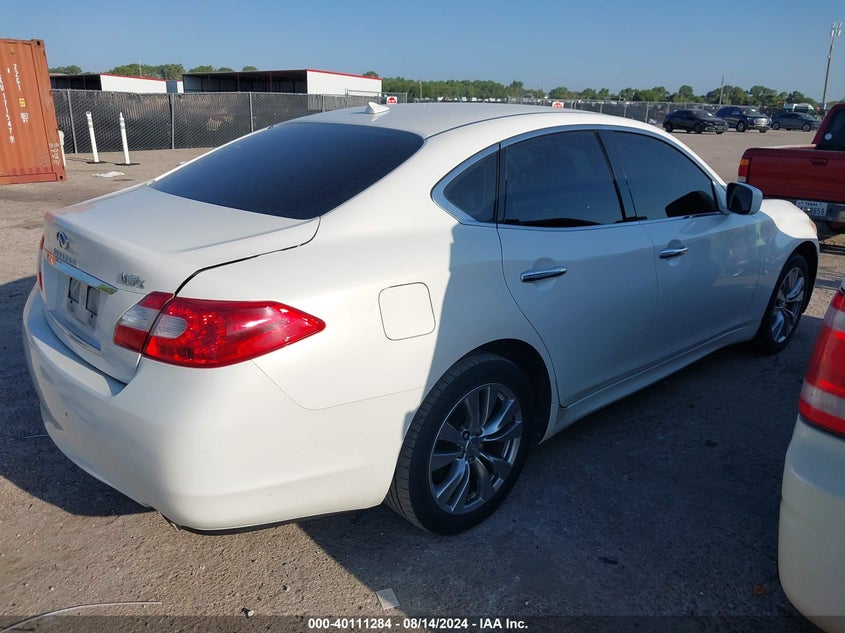 2012 Infiniti M37X X VIN: JN1BY1AR9CM393775 Lot: 40111284