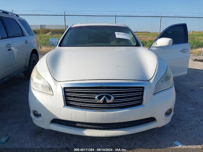 2012 Infiniti M37X X VIN: JN1BY1AR9CM393775 Lot: 40111284