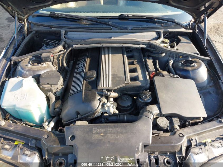 2001 BMW 330 Ci VIN: WBABS53411EV85283 Lot: 40111286