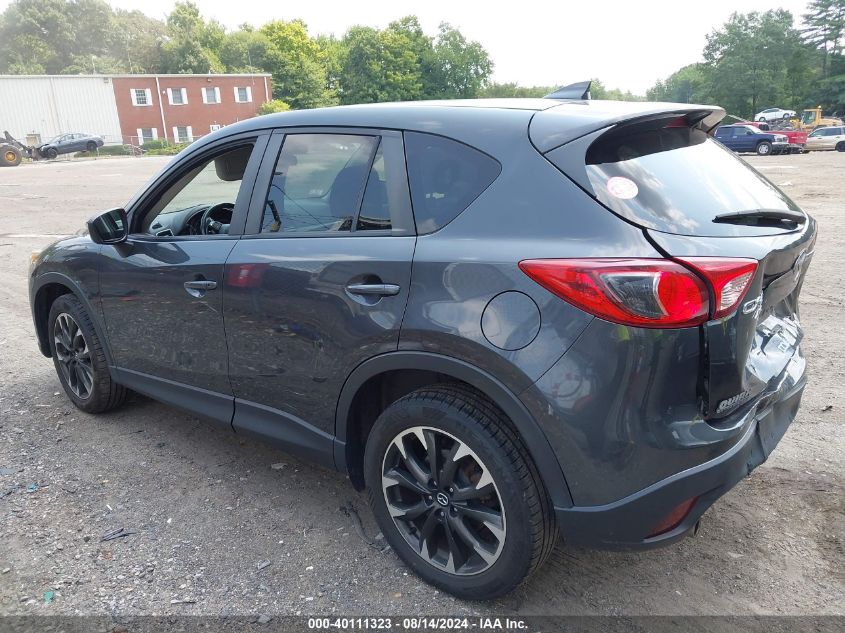 2016 Mazda Cx-5 Grand Touring VIN: JM3KE4DY4G0602287 Lot: 40111323