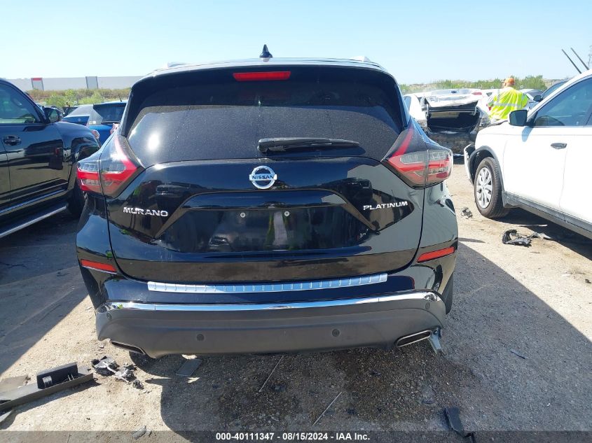 2019 Nissan Murano Platinum VIN: 5N1AZ2MJ6KN157204 Lot: 40111347