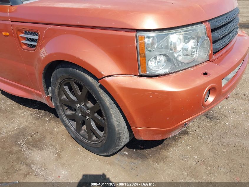 2006 Land Rover Range Rover Sport Supercharged VIN: SALSH23486A923933 Lot: 40111389