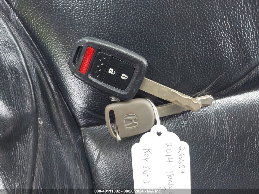 2014 Honda Cr-V Ex-L VIN: 2HKRM4H75EH620020 Lot: 40111392