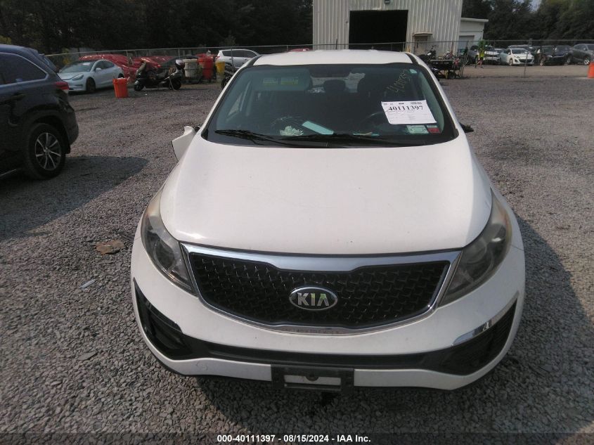 2015 Kia Sportage Lx VIN: KNDPBCAC9F7792636 Lot: 40111397