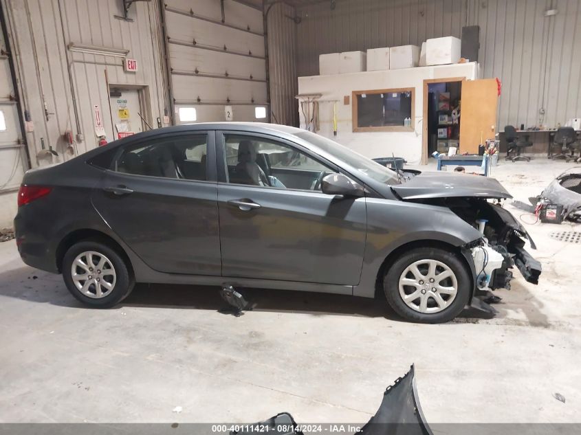 2013 Hyundai Accent Gls VIN: KMHCT4AE7DU417163 Lot: 40111421