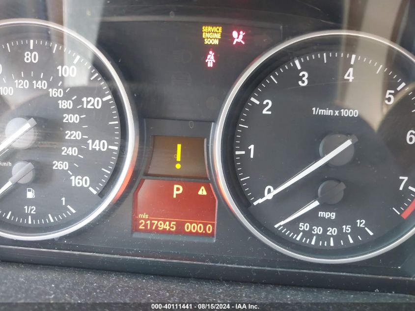 2011 BMW 328 I VIN: WBAPH7G52BNM56814 Lot: 40111441