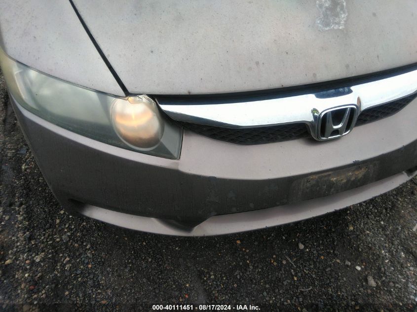 2010 Honda Civic Lx VIN: 2HGFA1F5XAH511519 Lot: 40111451