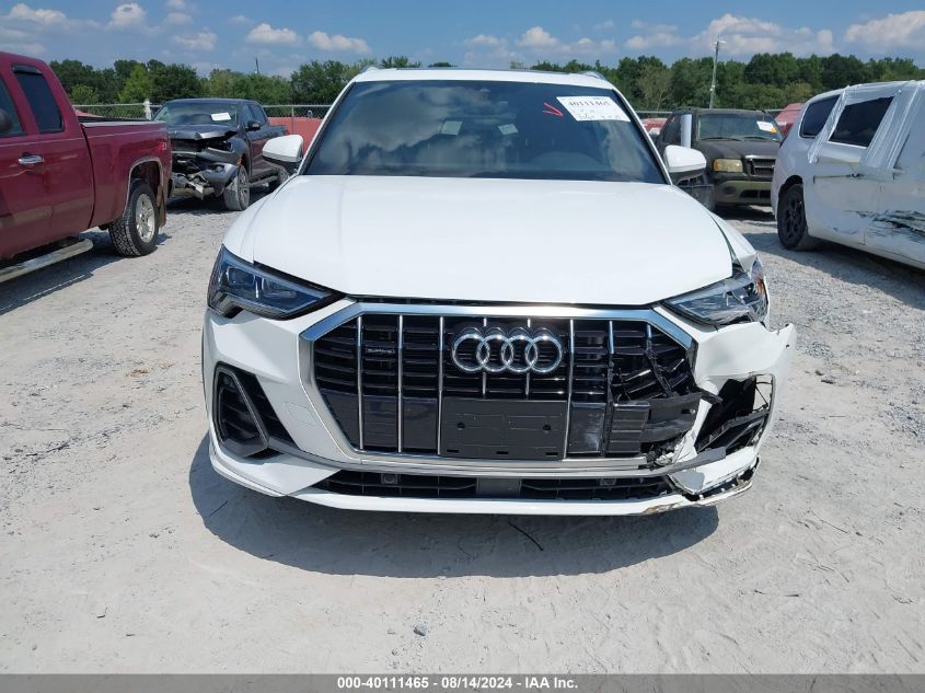 2023 Audi Q3 Premium 45 Tfsi S Line Quattro Tiptronic VIN: WA1DECF3XP1112177 Lot: 40111465