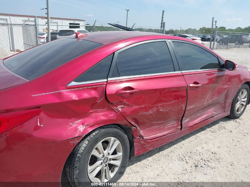 2014 Hyundai Sonata Gls VIN: 5NPEB4ACXEH928845 Lot: 40111469