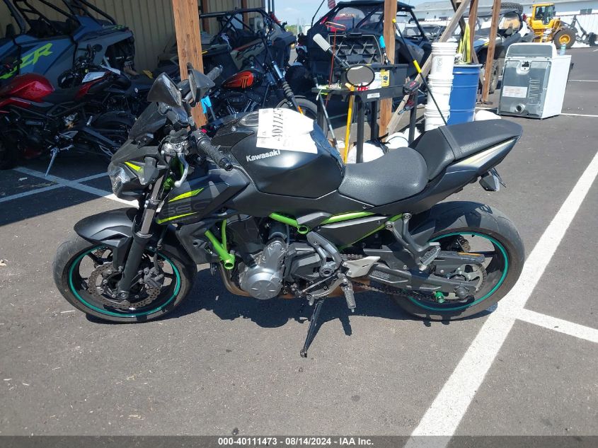 2019 Kawasaki Er650 G VIN: JKAEREG19KDA02491 Lot: 40111473