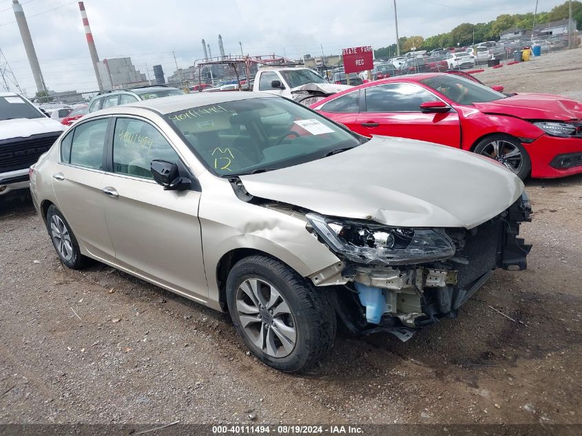 2014 Honda Accord Lx VIN: 1HGCR2F31EA278456 Lot: 40111494