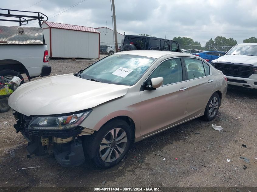 2014 Honda Accord Lx VIN: 1HGCR2F31EA278456 Lot: 40111494