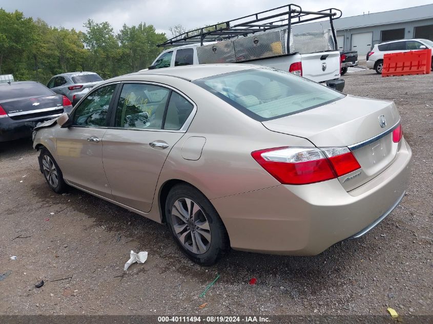 2014 Honda Accord Lx VIN: 1HGCR2F31EA278456 Lot: 40111494