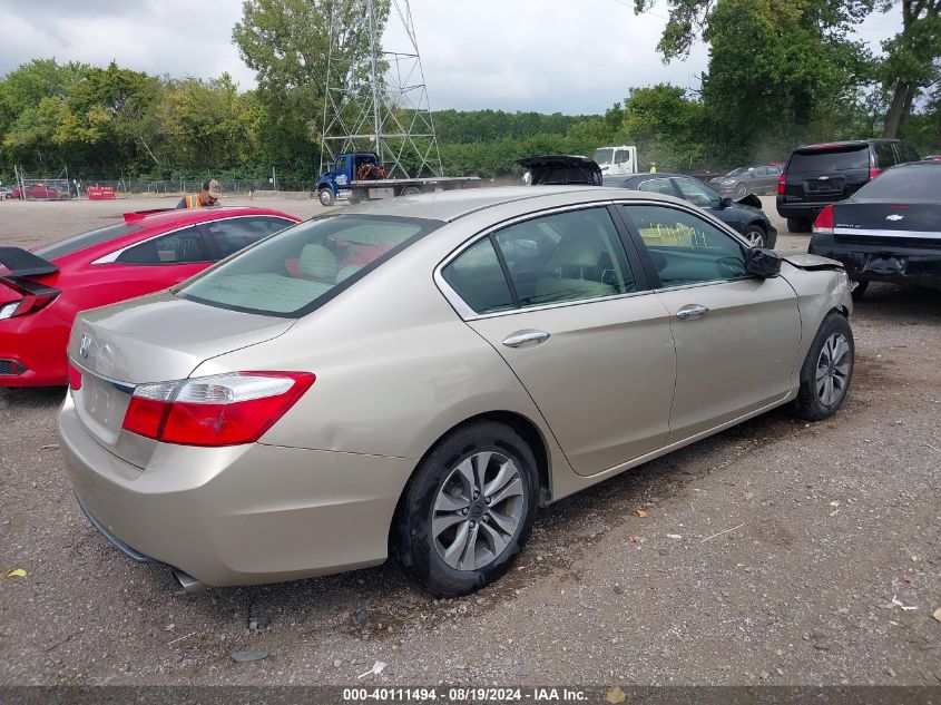 2014 Honda Accord Lx VIN: 1HGCR2F31EA278456 Lot: 40111494