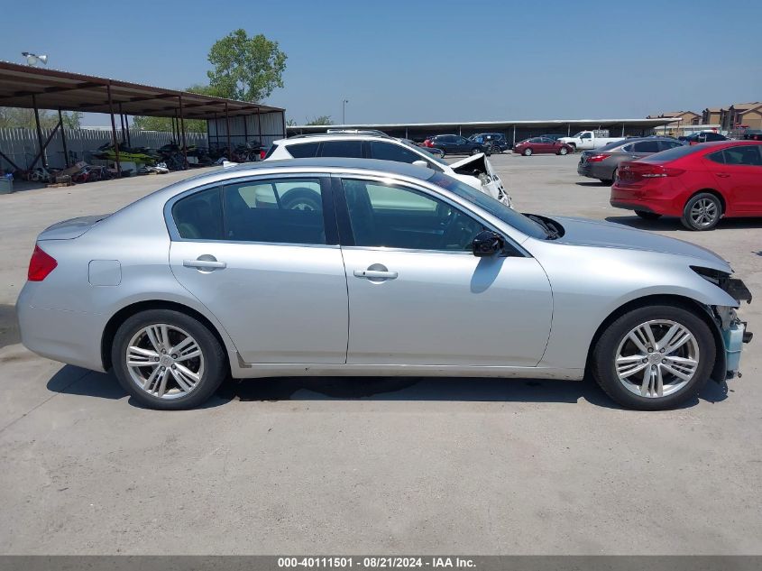 2011 Infiniti G25 Journey VIN: JN1DV6AP5BM602859 Lot: 40111501