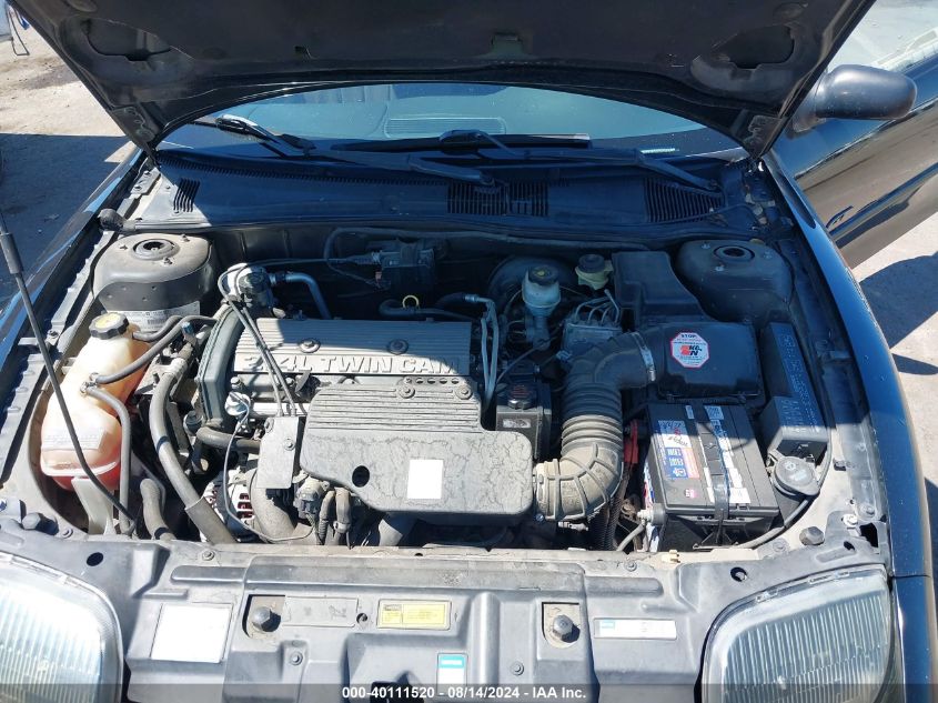 2000 Pontiac Sunfire Gt VIN: 3G2JD12T9YS114156 Lot: 40111520