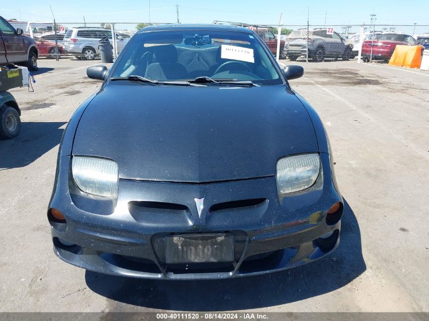 2000 Pontiac Sunfire Gt VIN: 3G2JD12T9YS114156 Lot: 40111520